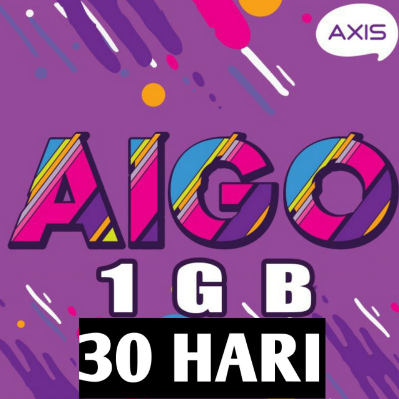 Vocer Axis AIGO 1,5GB nasional/3GB BOY/4GB BBOY