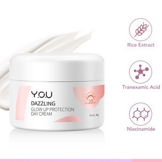 YOU Dazzling Glow Up Protection Day Cream - Night Cream