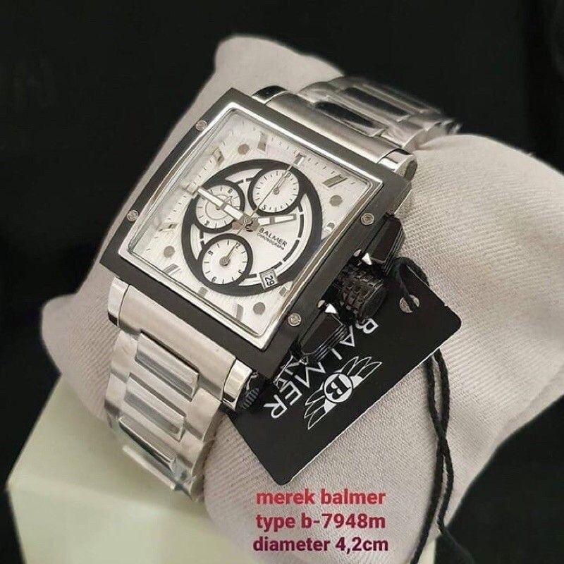 Jam Tangan Pria BALMER 7948 Stainless Original
