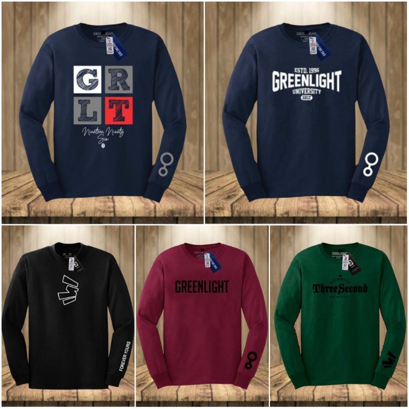 kaos panjang three second / 3 second / 3secon / threesecond