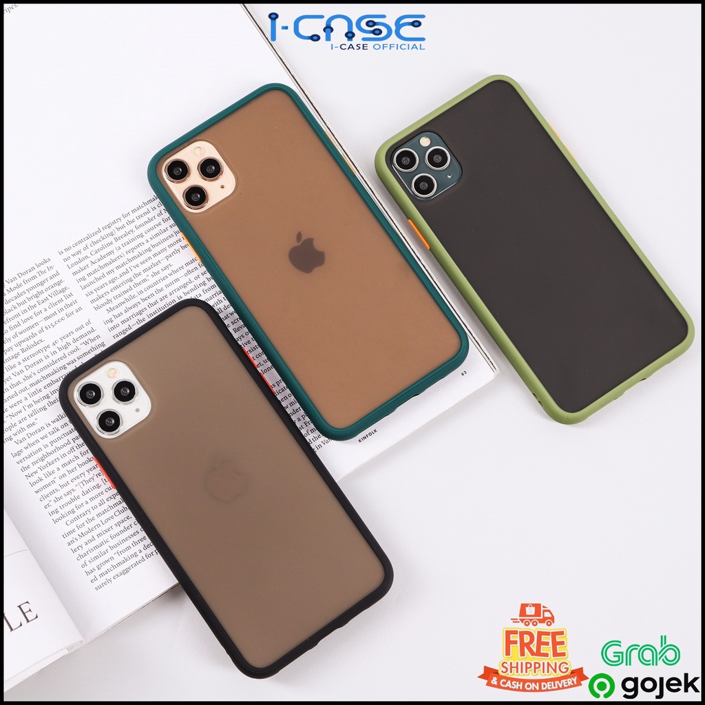 Slim hybrid Doff soft Case for ALL IPHONE 6 7 8 + x xs xr 11 pro max-1