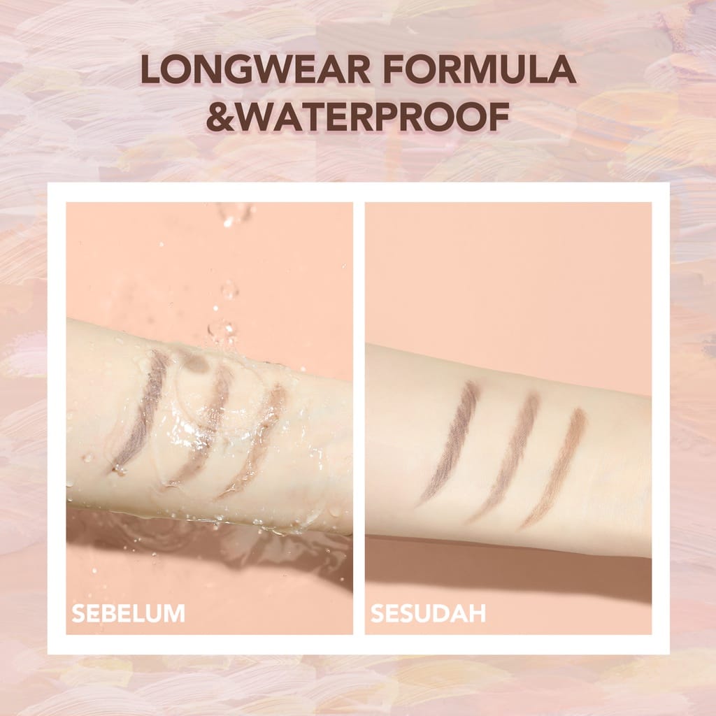 ✿ELYSABETHME✿ Y.O.U COLORLAND BROW POMADE GEL | WATERPROOF gel pembentuk alis