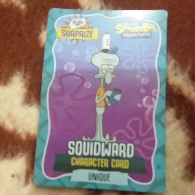 Kartu Gery Surprize Spongebob (Squidward unique)