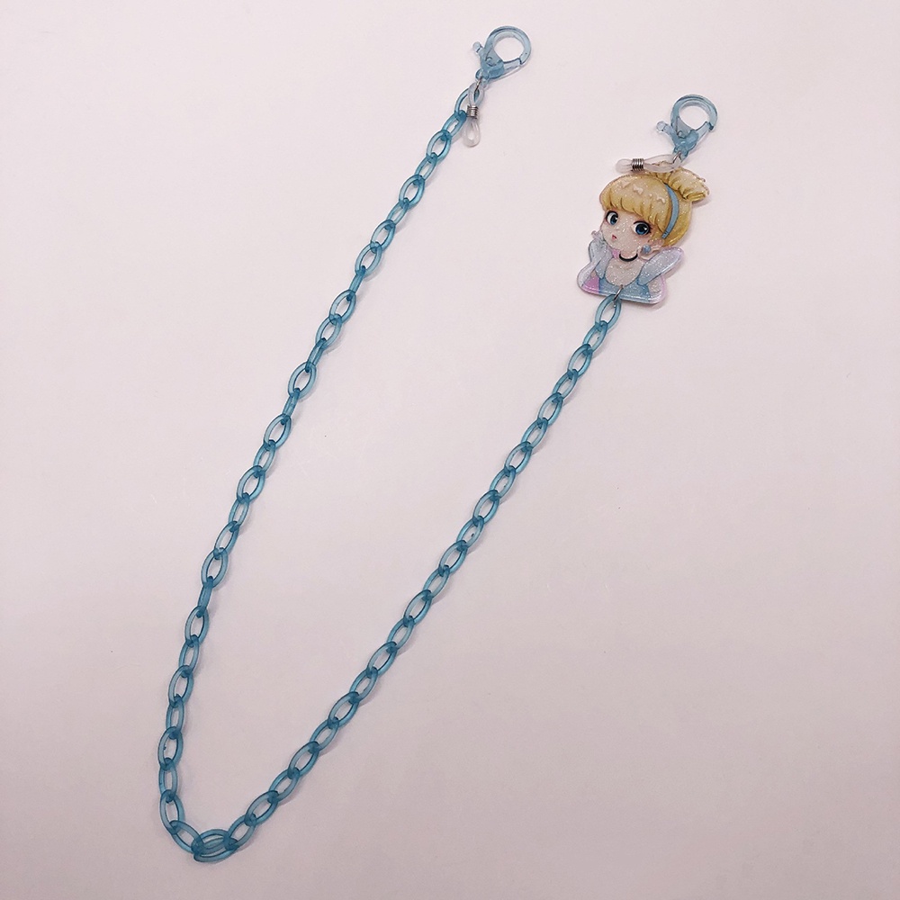 Tali Lanyard Extender Masker Bahan Akrilik Anti slip Ukuran 61CM Untuk Anak Perempuan