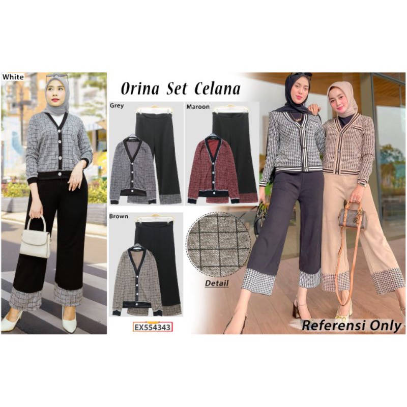 554343 Orina Set celana by Extu