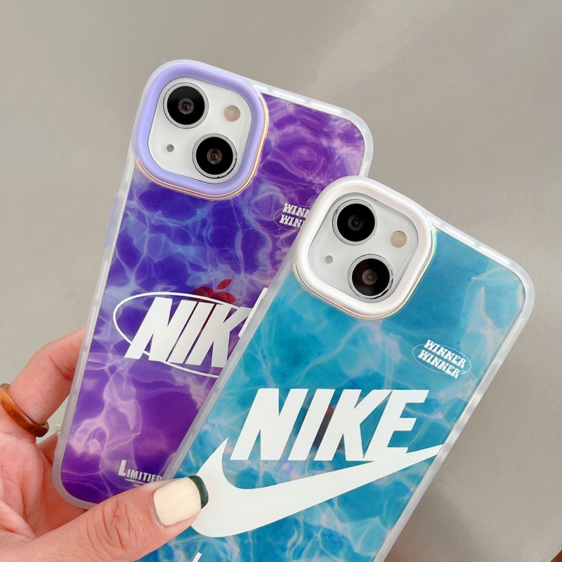 For iPhone Color Laser Color Blue Purple (For iPhone 7Plus 8Plus X XS XS Max 11 Pro Max 12 Pro Max 13 Pro Max Case)