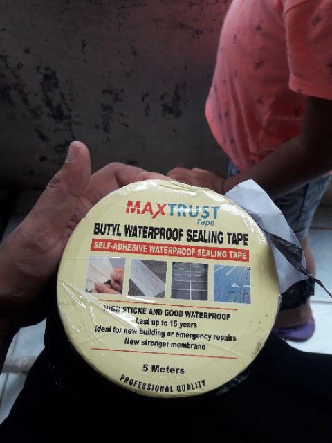 Lakban Anti Bocor Aluminium Foil Butyl Rubber Waterproof Tape 50mmx5m