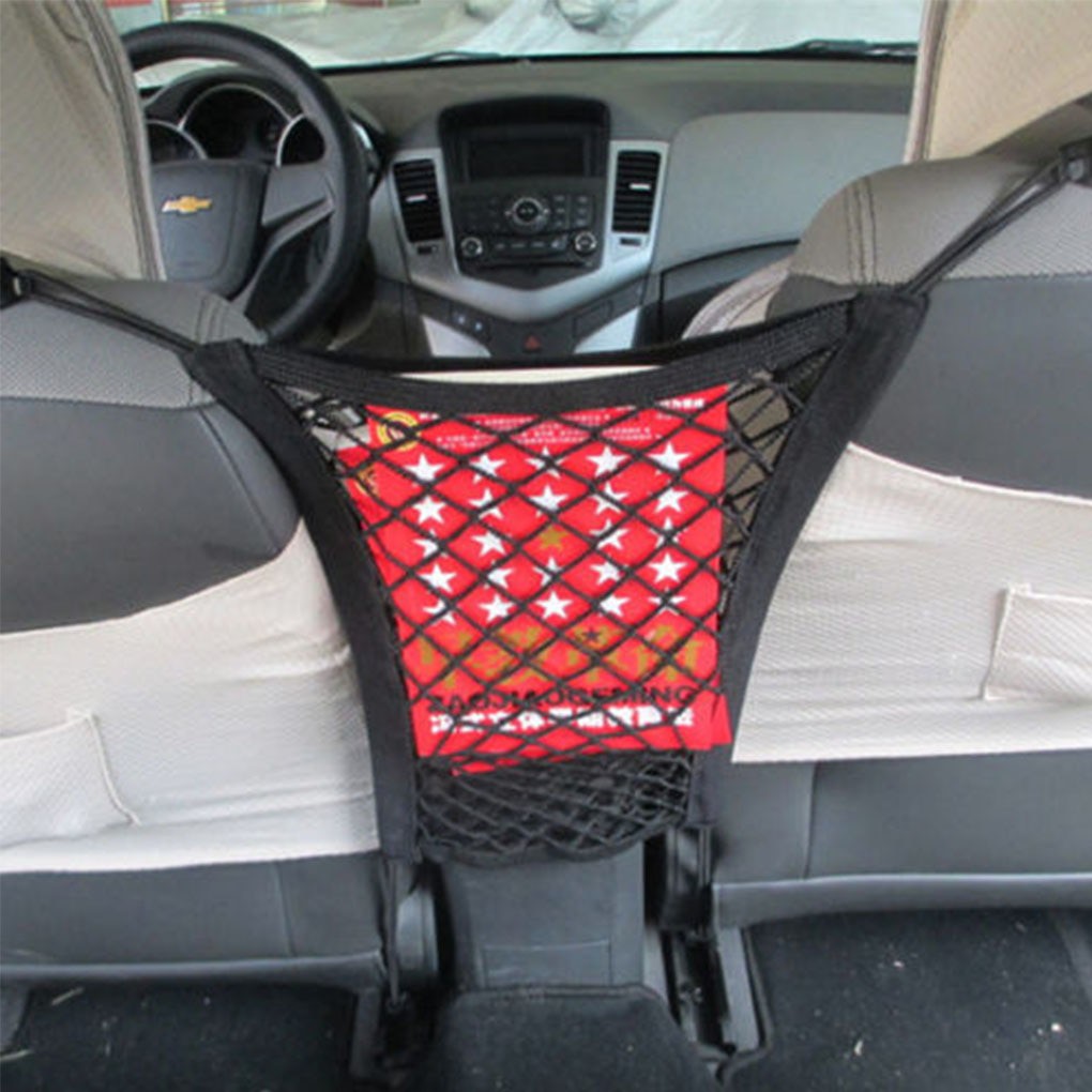 【GOGOMART】Jaring Mesh Penyimpanan Barang Mobil Car Net Organizer