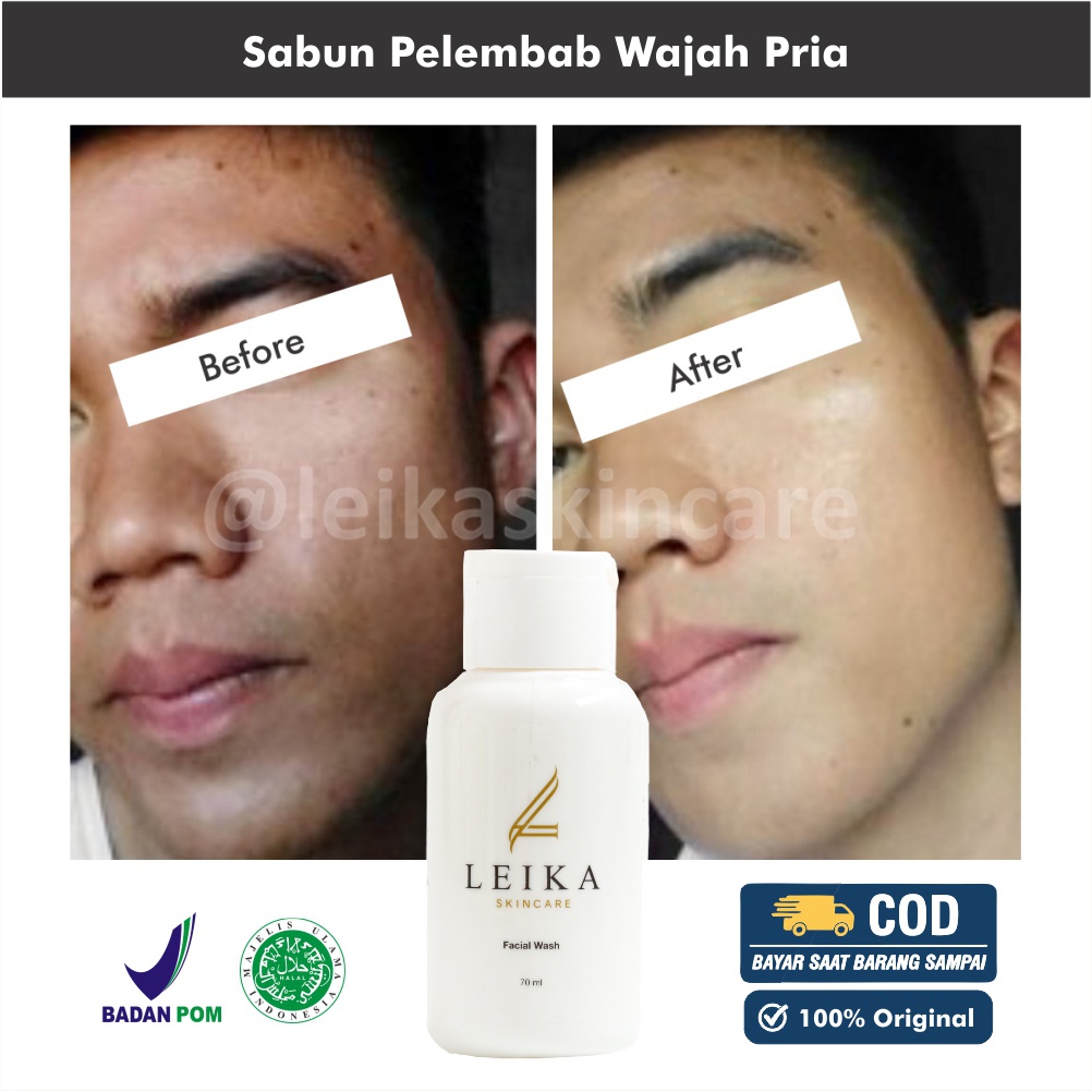Facial Wash Pembersih Wajah Pria Sabun Muka Pria Pelembab Wajah Sabun Cuci Muka Pria Pengecil Pori P