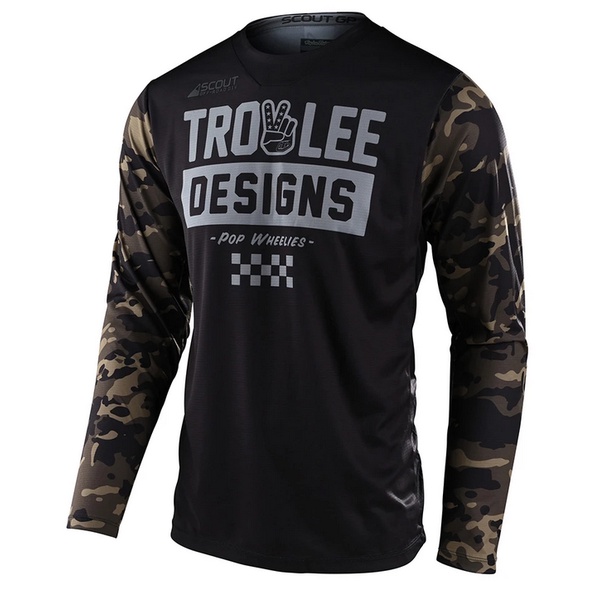 JERSEY TRAIL CROSS TLD JERSEY OLAHRAGA OUTDOOR SEPEDA MX MTB DH PREMIUM DRY FIT UNISEX