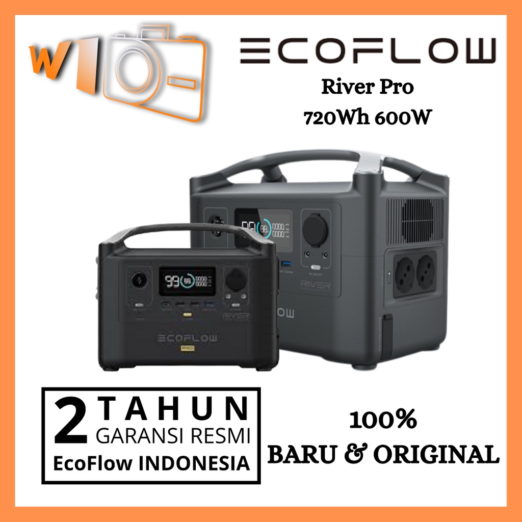 EcoFlow River Pro 720Wh 600W Portable Power Station Outdoor Camping RV