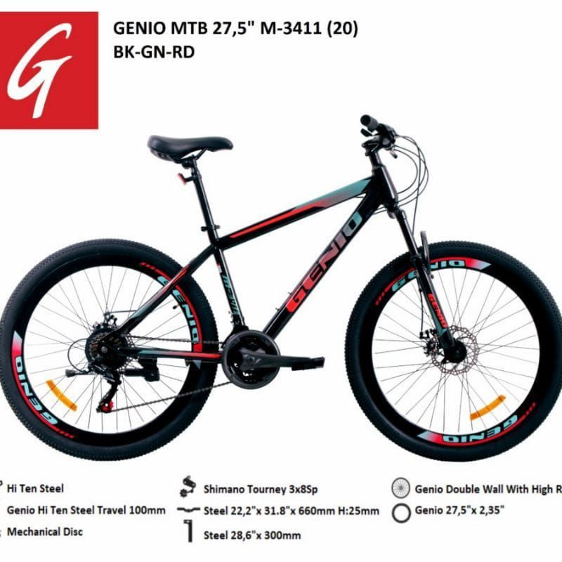 SEPEDA GUNUNG/MTB 27.5 M 3411 GENIO