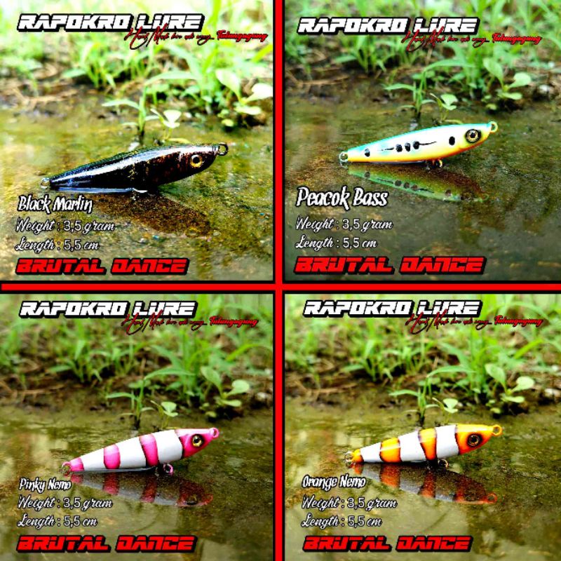 lure pencil wtd floating hampala 3,5gram 5,5cm