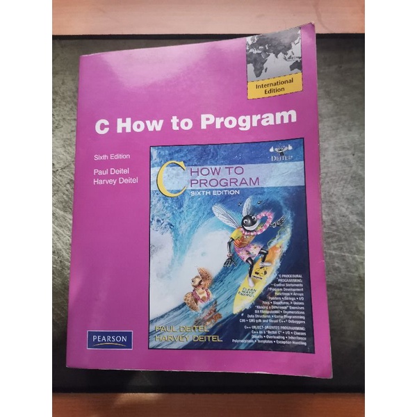 Buku Bekas Pemrograman Pearson C How To Program