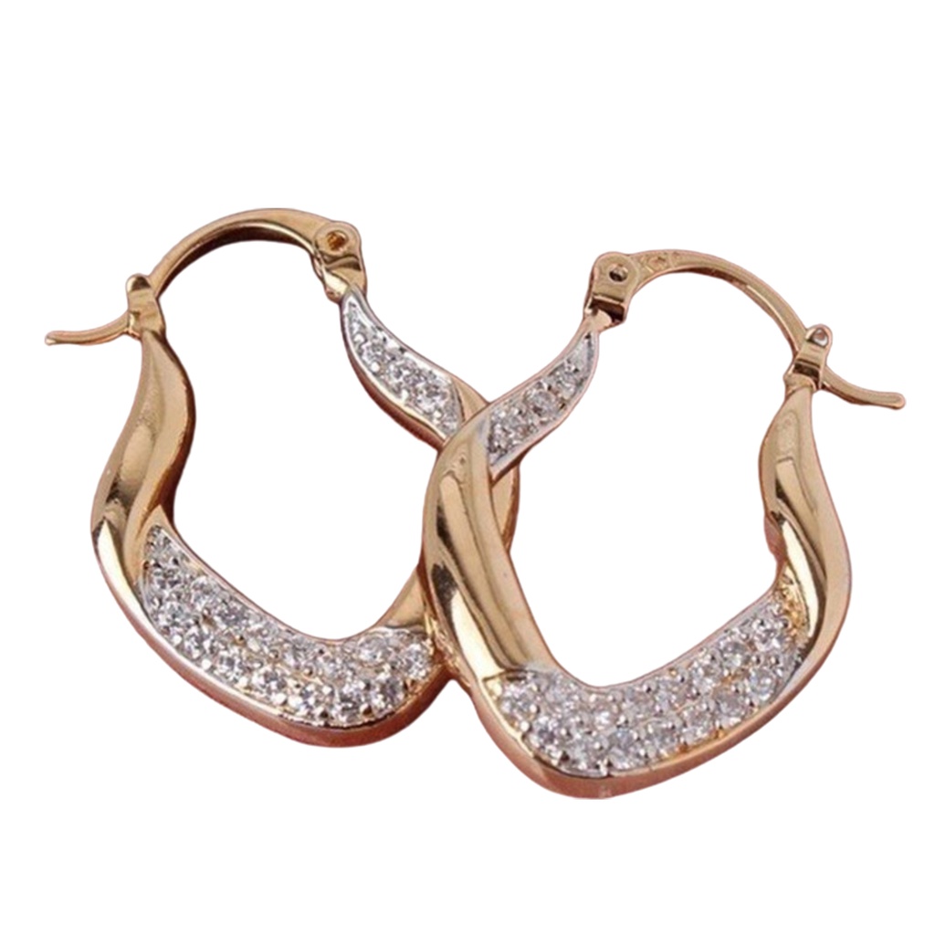 Hu Hu Hu Hu Hu Alat Bantu Pasang Kacamata♡ Anting Tusuk Gantung Wanita Desain Geometri Hias Cubic Zirconia Untuk Hadiah