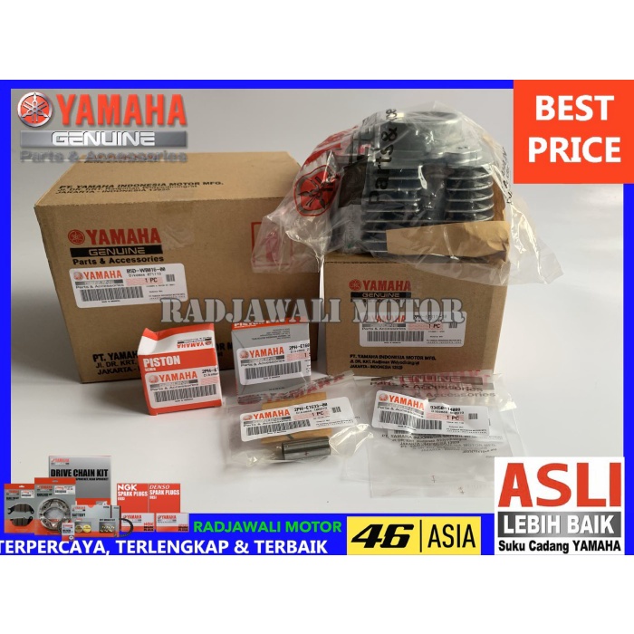 BLOK SEHER PISTON KIT MIO M3 , MIO Z , FREEGO ASLI ORIGINAL YAMAHA