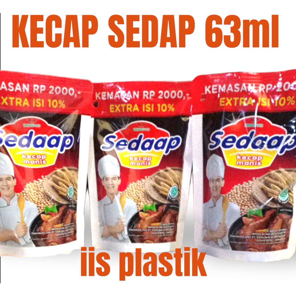 kecap manis Sedap kemasan ekonomis 63ml eceran
