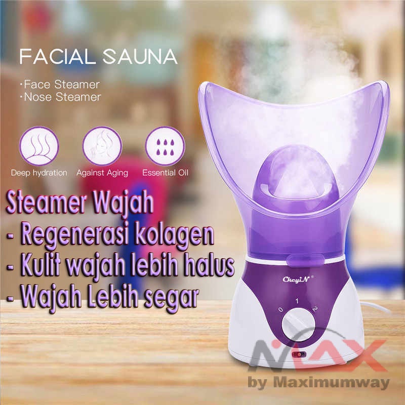 Biutte.co FACIAL SAUNA STEAM / HUMIDIFIER SAUNA SPA STEAMER / ALAT FACIAL WAJAH / Air Humidifier Facial Steamer SPA Perawatan Wajah - 618 Steamer Muka face Humidifier Cleaning Spray Steam Facial Steamer Alat Facial Sauna Steam Uap Spa Steamer Wajah Salon