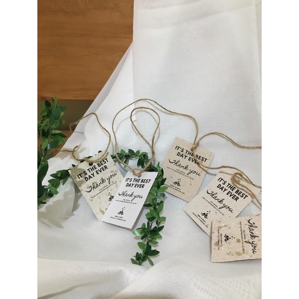 

tag thank you souvenir