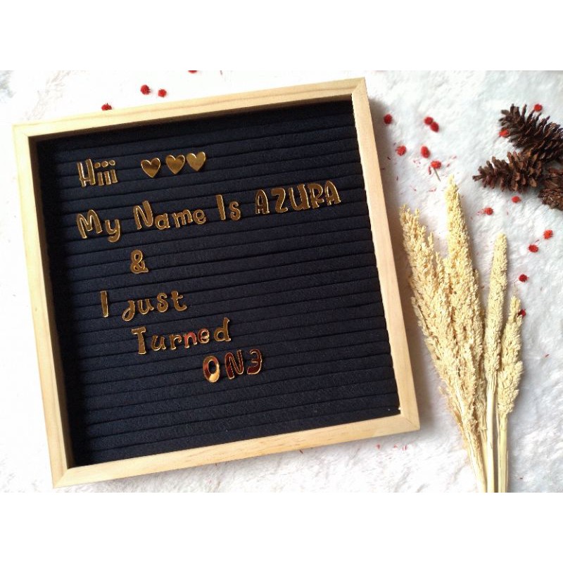 

CUSTOM NAMA /TANGGAL/ INISIAL | LASERCUT ACRYLIK AKRILIK bisa untuk tulisan mahar/seserahan