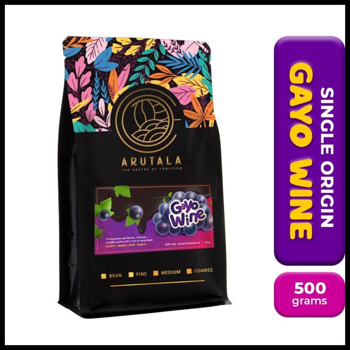 

Arutala Kopi Arabika Gayo Wine 500 Gram
