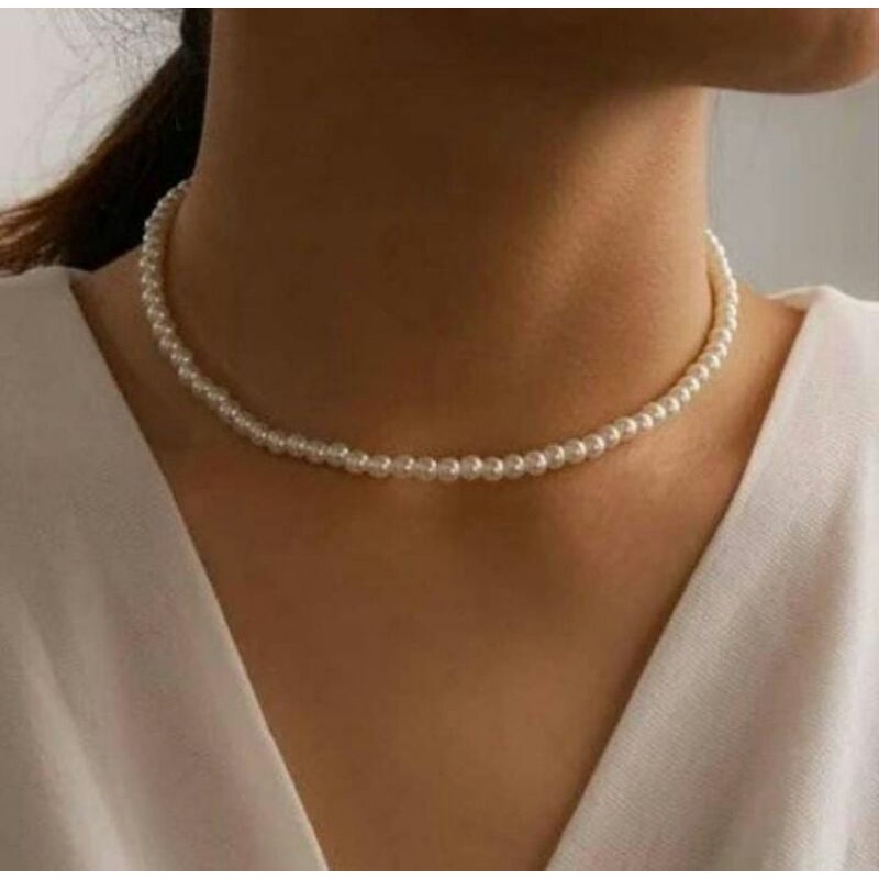 Pearl Necklace/ Kalung Mutiara/ Kalung Korea Style / Kpop