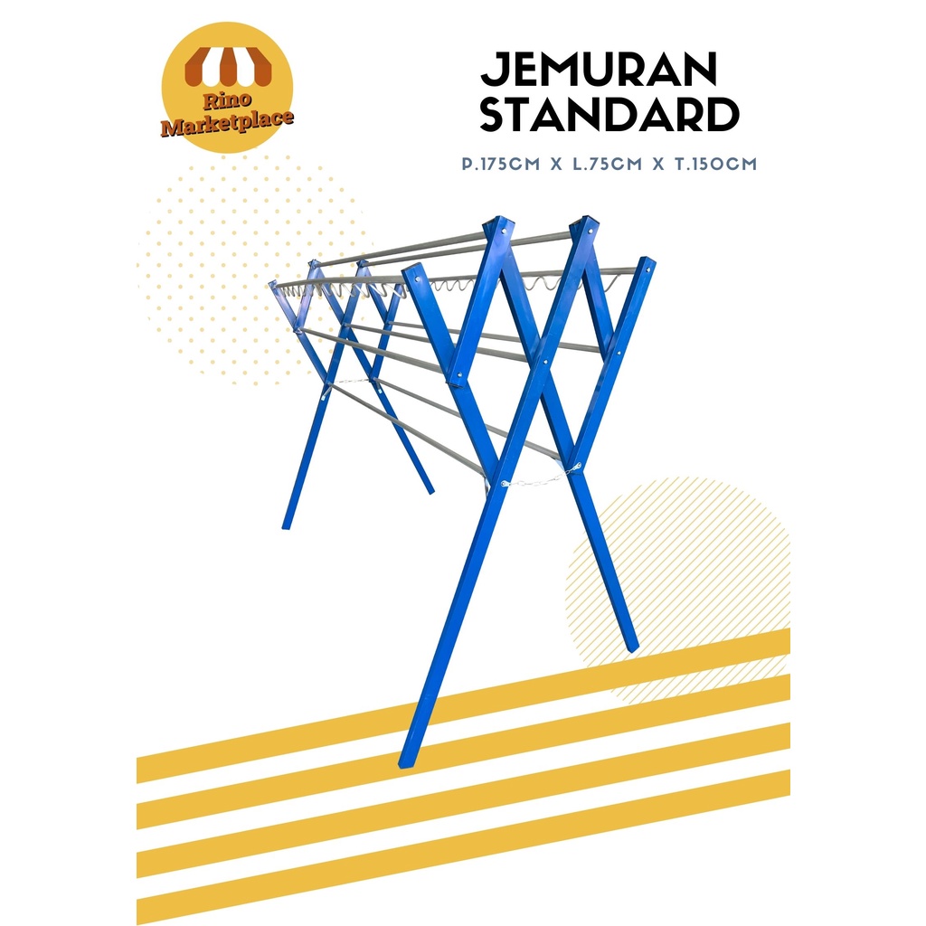 Jemuran STANDARD - Jemuran Aluminium Pakaian Rinomarketplace