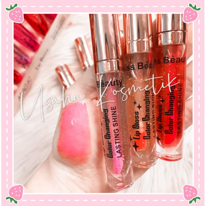 PROMO!! LIP OIL MAGIC KISS BEAUTY COLOR CHANGING 70079-03