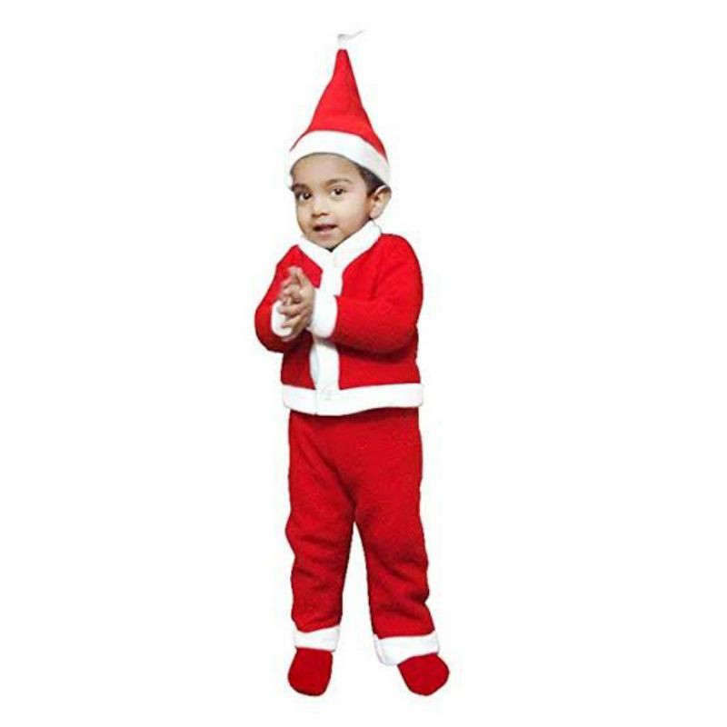 Baju Kostum Santa Natal Anak Bayi Balita Cosplay Baju Natal Murah