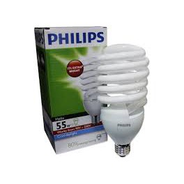 LAMPU PHILIPS TORNADO HELIX COOL DAY LIGHT 55 Watt