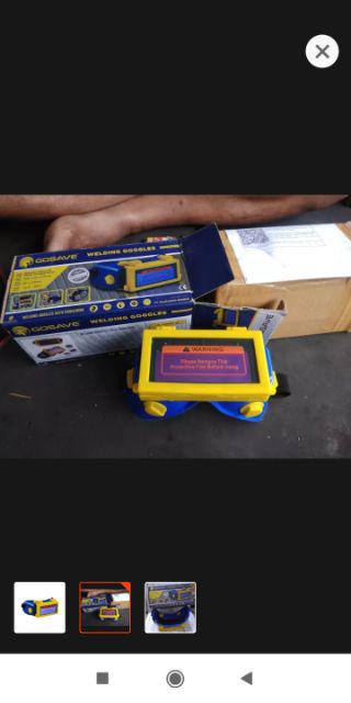 Kacamata Las Otomatis Buka Tutup