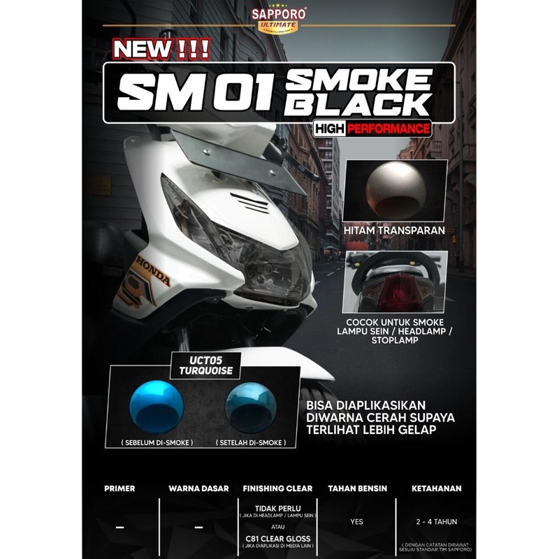 SAPPORO ULTIMATE SMOKE BLACK SM01 400 ML