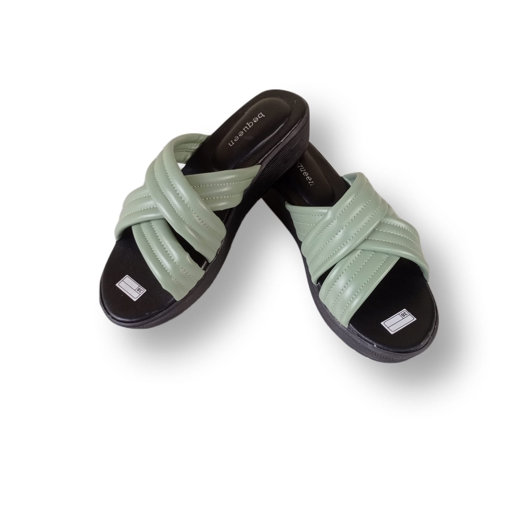 (COD) SANDAL WANITA TERBARU 2022 MODEL SILANG SANDAL KEKINIAN - SANDAL WANITA KOREA - SANDAL CEWEK K