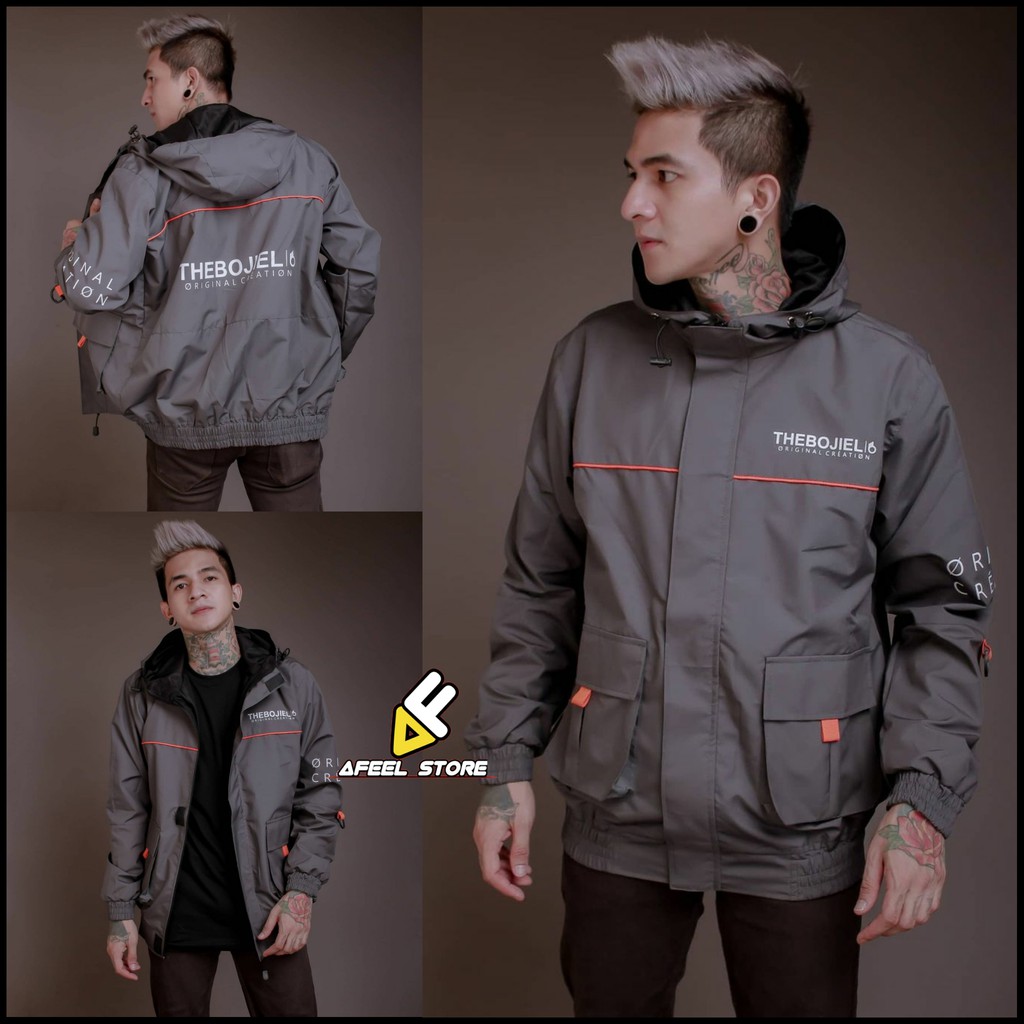 JAKET PARASUT PRIA WATERPROOF KAMSAY ORIGINAL THE BOJIEL  - JAKET PRIA TASLAN-AF 08