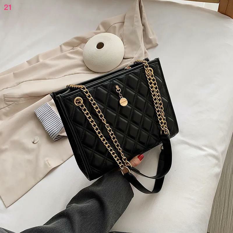 Tas Import wanita/tas selempang/tali Panjang rantai Hitam