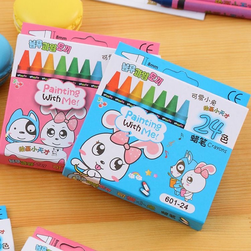 Crayon Cotton Doll isi 24 Warna