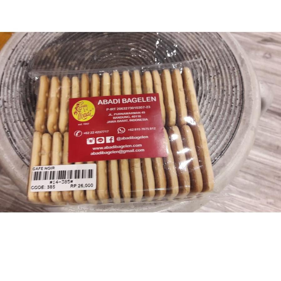 

CAFE NOIR COOKIES ABADI BAGELEN BANDUNG SELLER HITS KEKINIAN ENAK CRUNCHY .