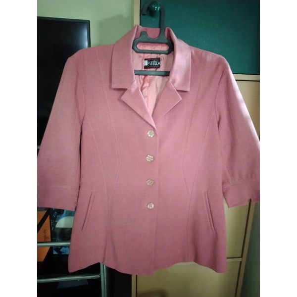 blazer jas wanita pink
