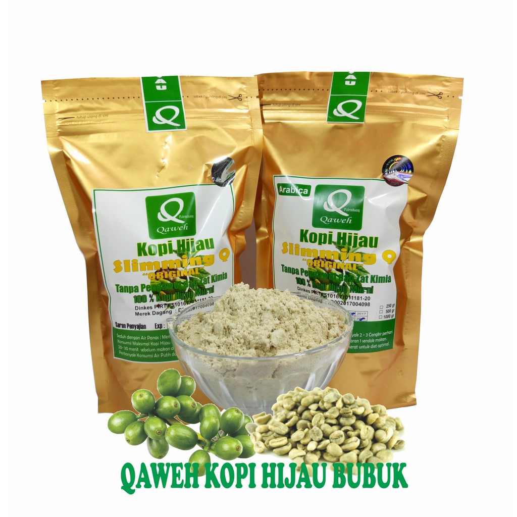 

Green Coffee Bubuk - Kopi Hijau Bubuk 250 gr