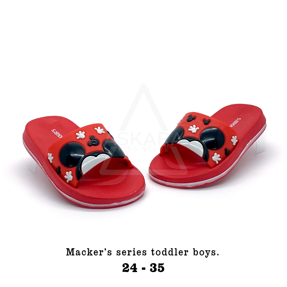 Sandal Kokop Anak laki-laki Macker Mickey AKS 24-35 Terbaru