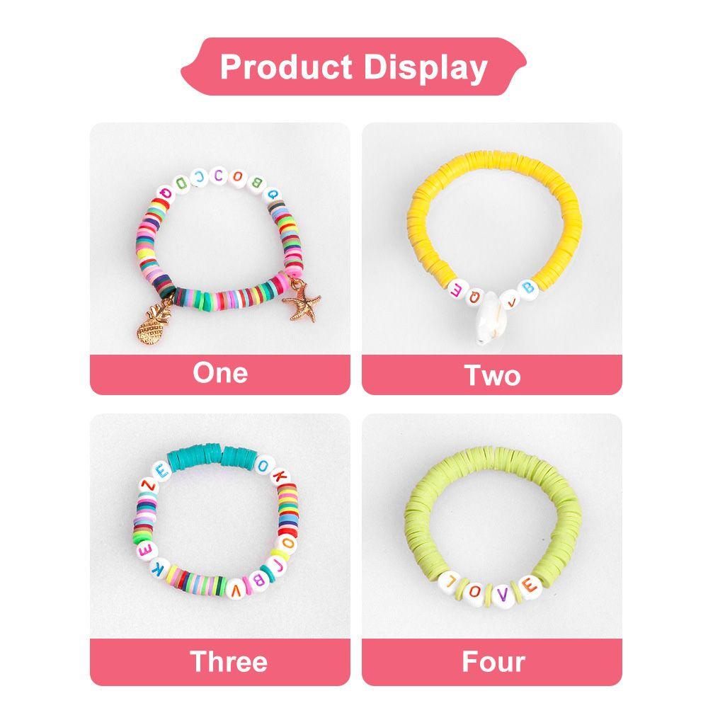 NEEDWAY Jewelry Making Kit Masa Kini Beads Set Jewelry Making Finding Women Beads Set Shell Beads Set Letter Beads Earrings Beads Set Untuk Cewek Beads Set Kalung Beads Bola