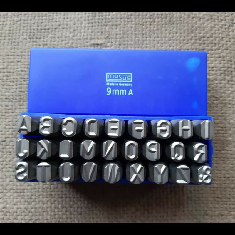 

MASUS Germany Huruf Ketok 9 mm Stamp Punch Letter A - Z