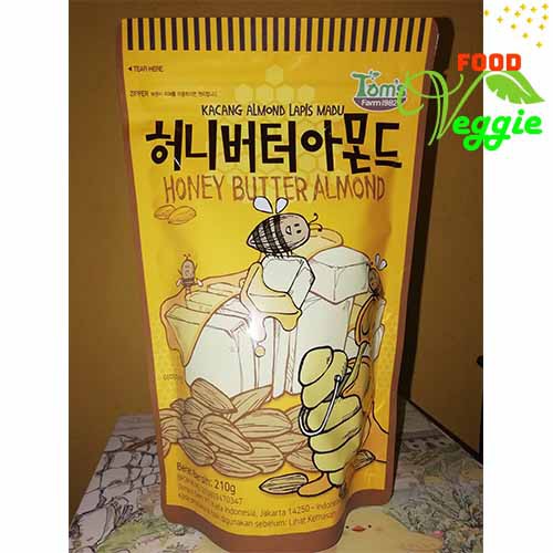 

Tom's Honey Butter Almond 210g (Made in Korea)