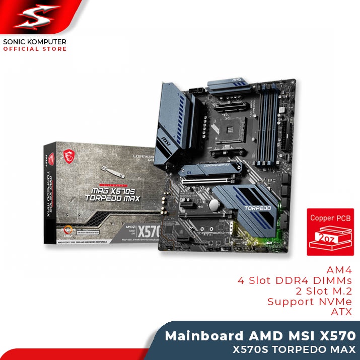 Motherboard MSI MAG X570S TORPEDO MAX AM4 Mainboard AMD X570