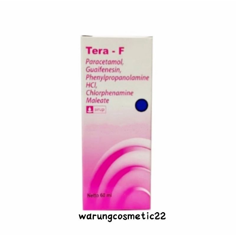 Tera F sirup (60ml) obat batuk dan flu