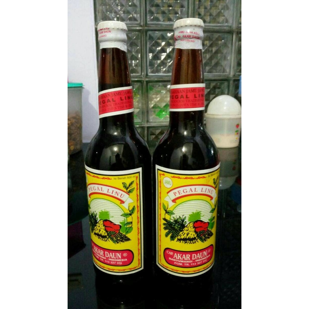 Jamu Pegal Linu Cap AKar Daun botolan 600ml