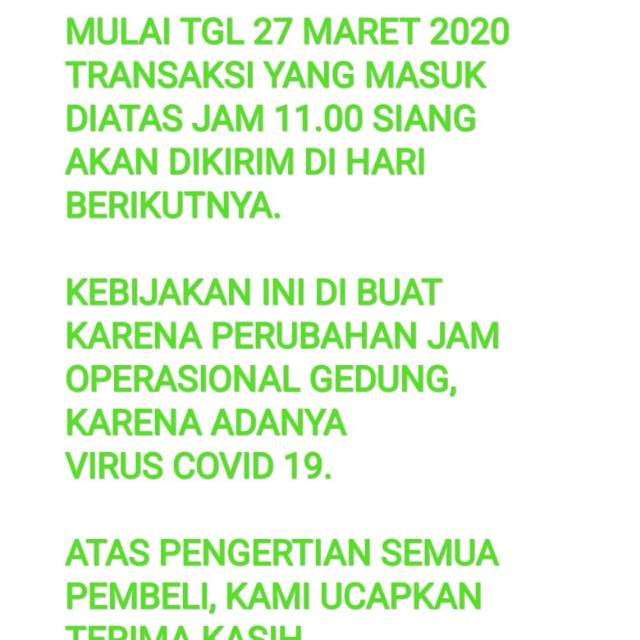 Jadwal pengiriman barang