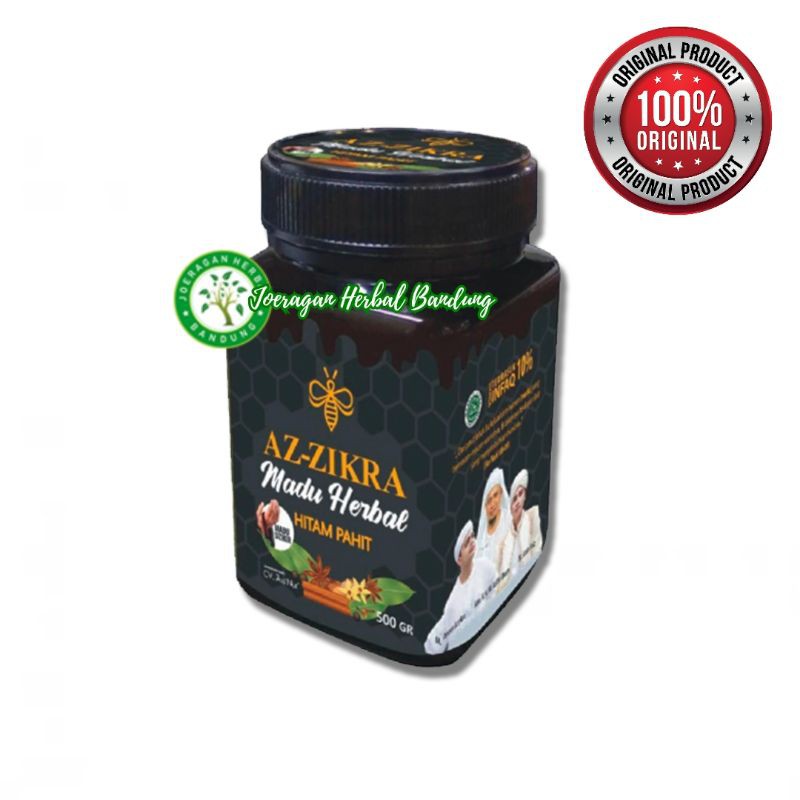 Madu Azzikra Az-zikra 500gr Azikra Hitam Pahit 500 gram Asli Hutan dan