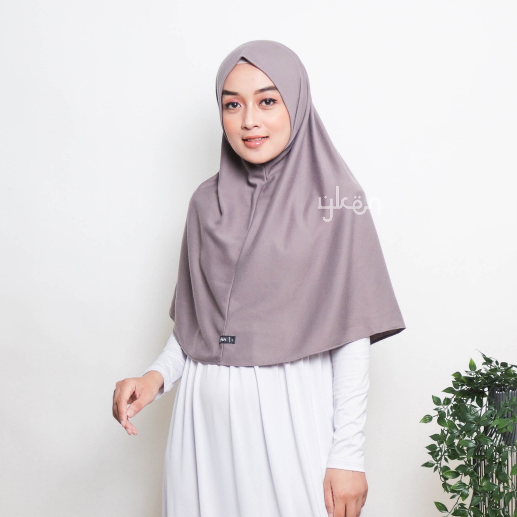 Hijab Najwa Ghazia Instan Tanpa Pet Bahan Kaos TC Premium Size M