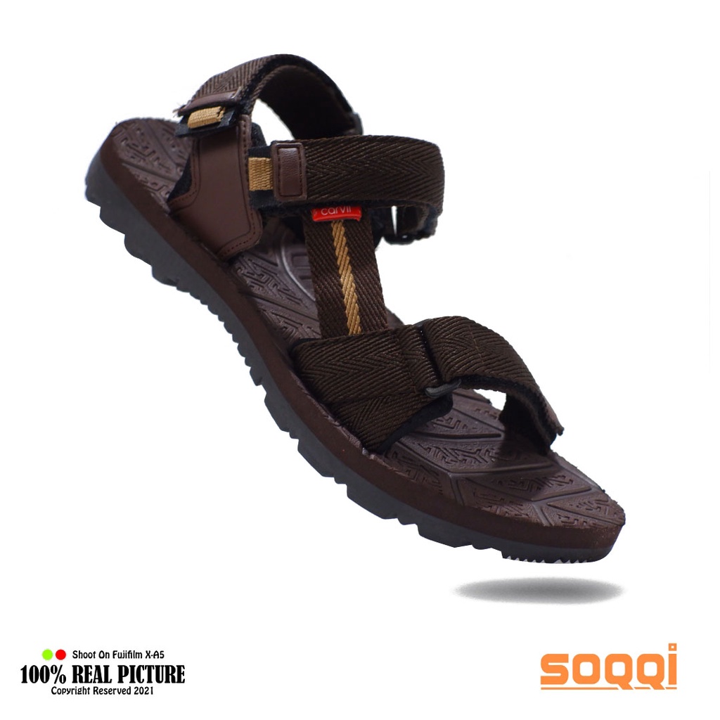 Sendal gunung pria original sandal outdor casual cowok dewasa branded Carvil Dexter - morenzo hikking terbaru 38-43